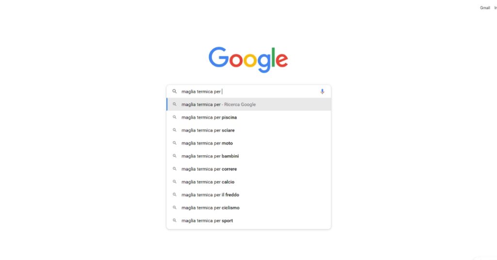 Utilizza le parole chiave rilevanti per i prodotti del tuo ecommerce