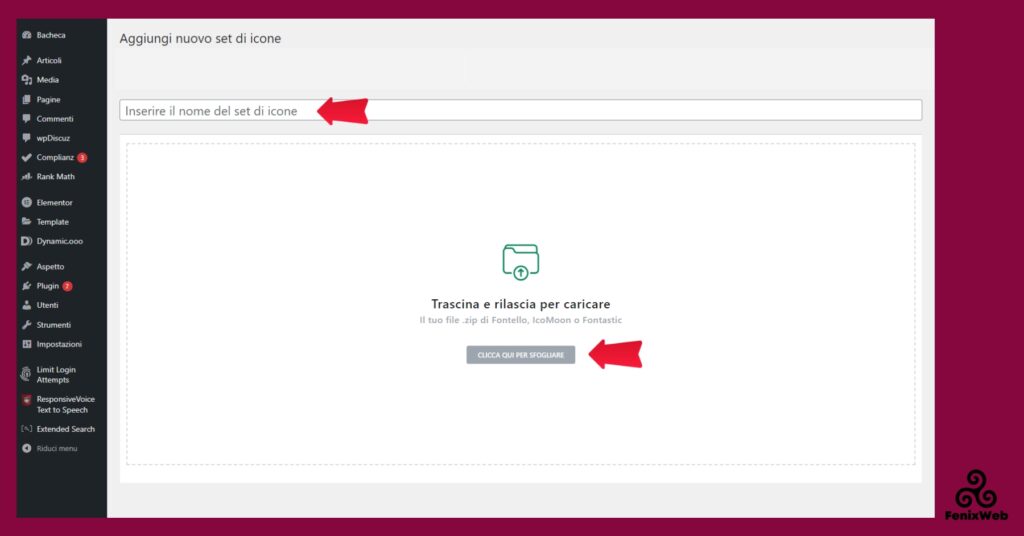 Aggiungi icone personalizzate Elementor (2)